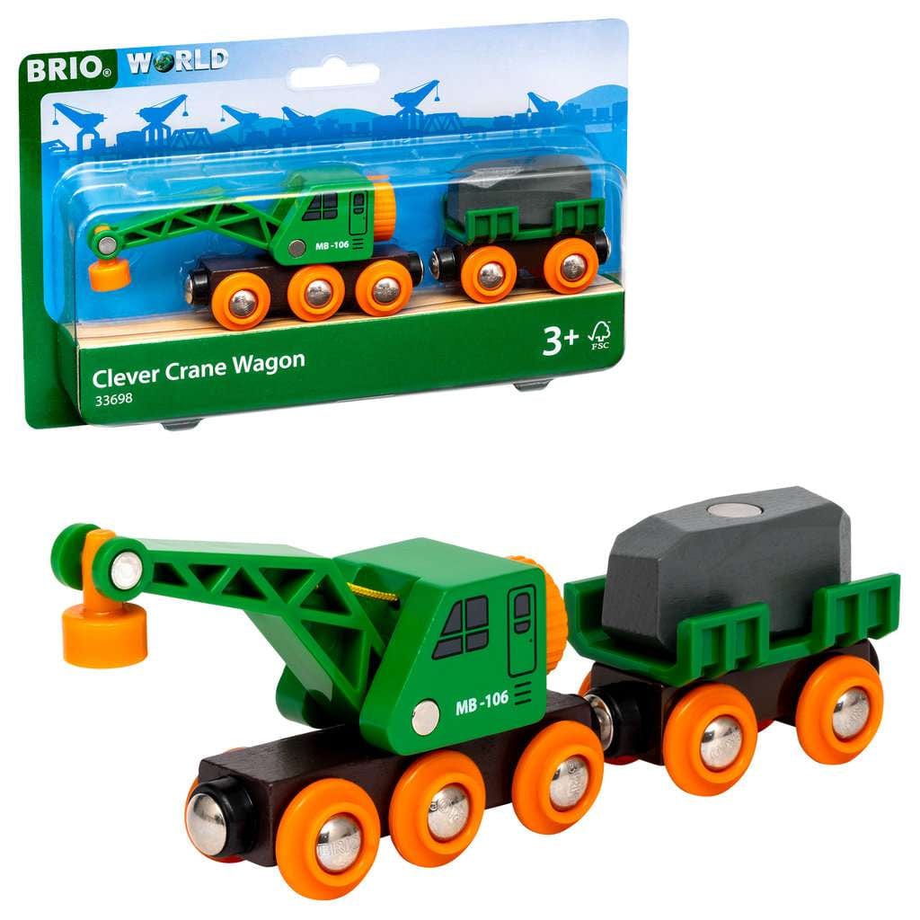 Clever Crane Wagon Brio Model Trains & Train Sets Lil Tulips