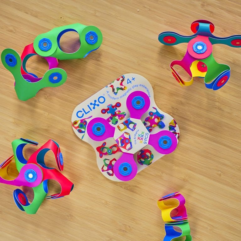 Clixo Magnetic Builder Set - Tiny & Mighty Original Clixo Lil Tulips