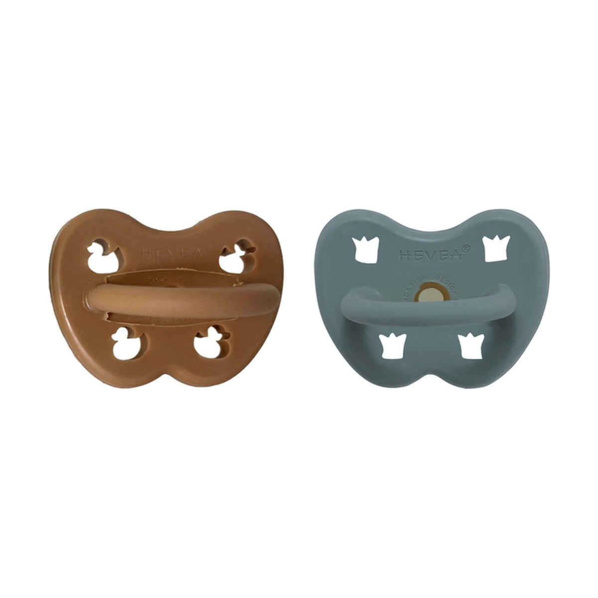 Coastal Clay Orthodontic Pacifiers – 3–36 Months (2-Pack) Hevea Lil Tulips
