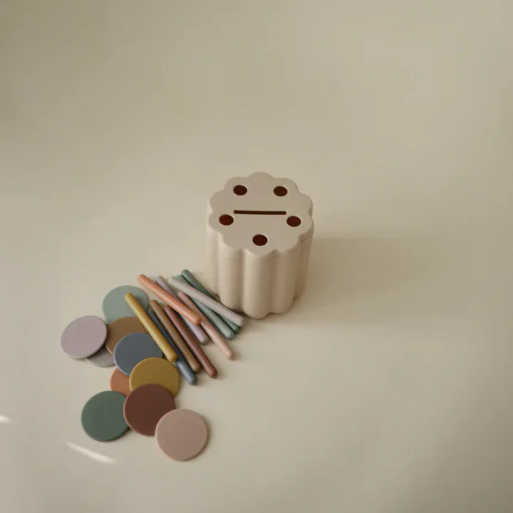 Coin and Tube Sorting Set Mushie Lil Tulips