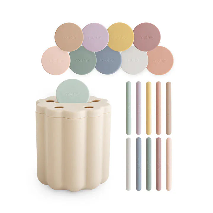 Coin and Tube Sorting Set Mushie Lil Tulips