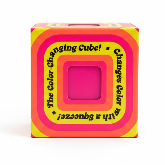 Color Changing Cube NeeDoh- Pink/Purple Schylling Inc. Lil Tulips