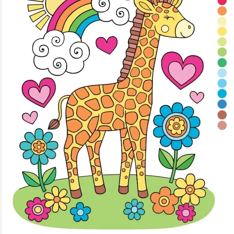 Coloring Book - Notebook Doodles Wild Animals Wellspring Lil Tulips