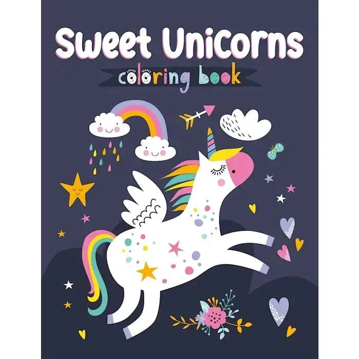 Coloring Book - Sweet Unicorns Wellspring Lil Tulips