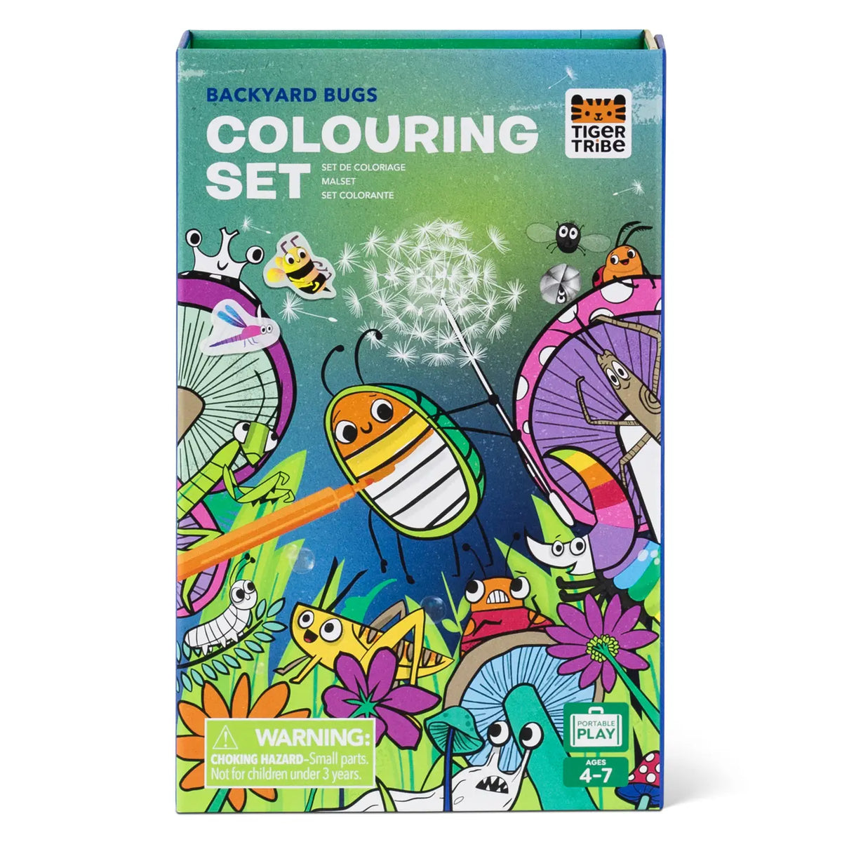 Coloring Set - Backyard Bugs Tiger Tribe Lil Tulips
