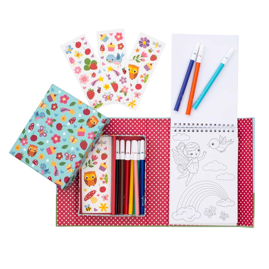 Coloring Set - Forest Fairies Tiger Tribe Lil Tulips