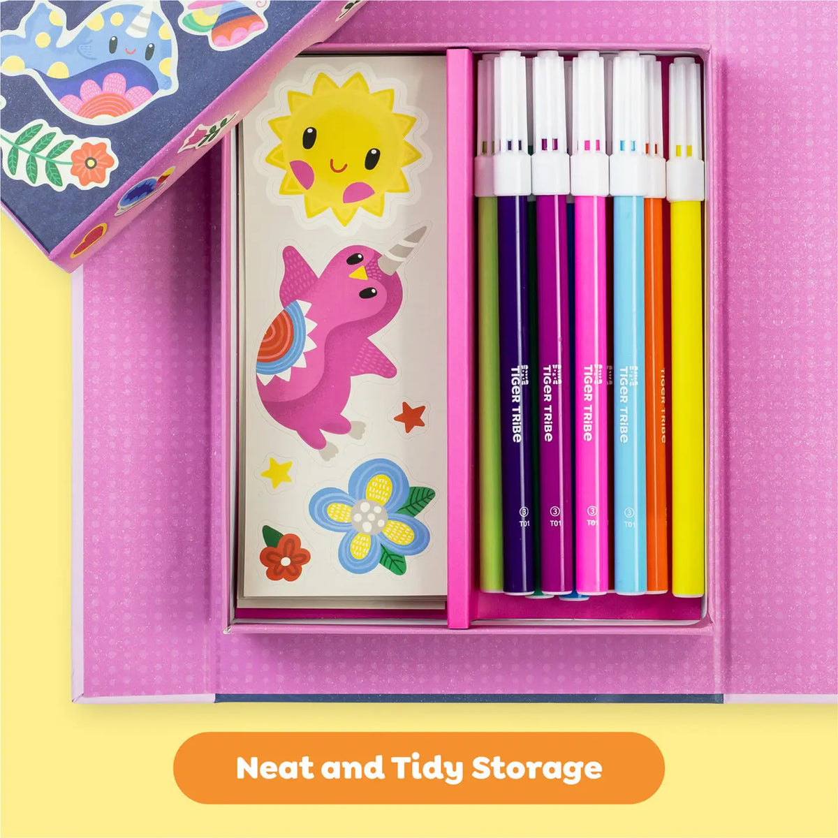 Coloring Set - Magical Creatures Tiger Tribe Lil Tulips