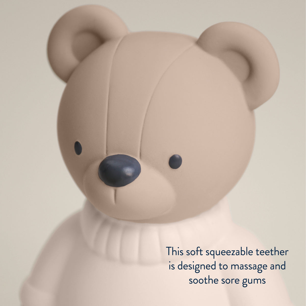 Comfort Crew Natural Rubber Teether – Bear Itzy Ritzy Lil Tulips