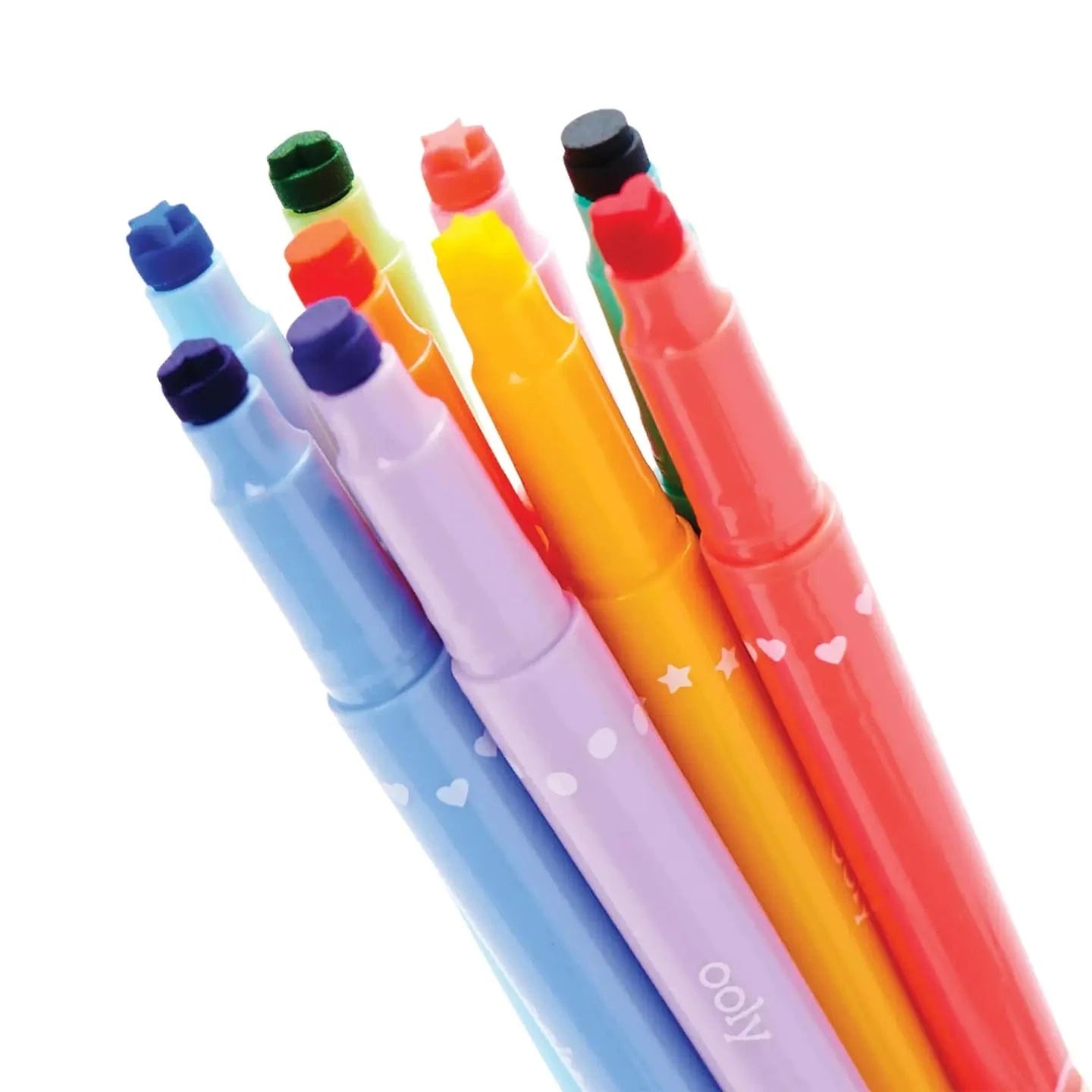 Confetti Stamp Double-Ended Markers - Set of 9 OOLY Lil Tulips