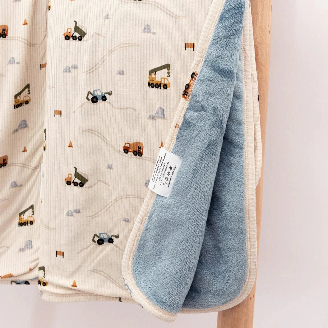 Construction Adult Blanket Brave Little Ones Blankets Lil Tulips