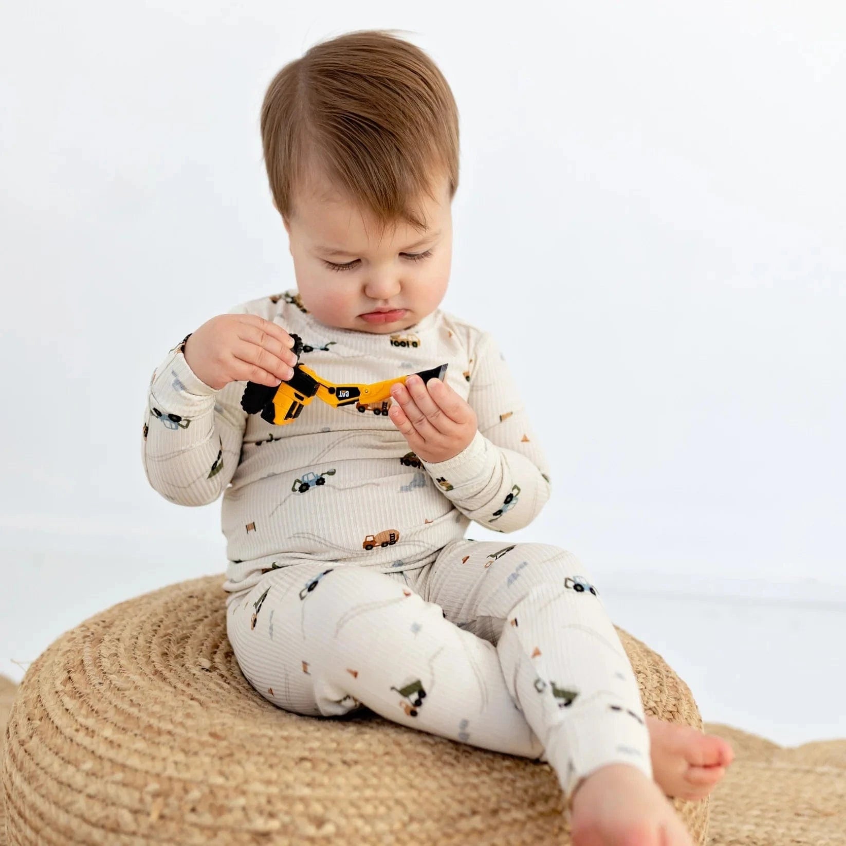 Construction Two-Piece Set Brave Little Ones Final Sale Lil Tulips