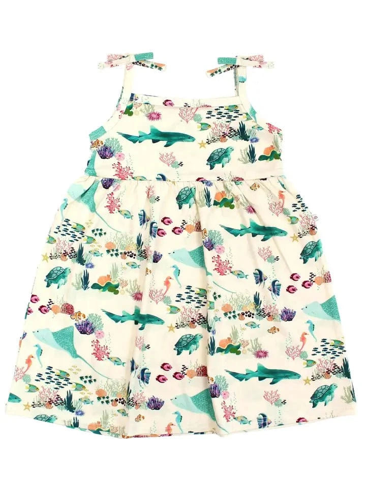 Coral Reef Bamboo Sundress Emerson and Friends Baby & Toddler Clothing Lil Tulips