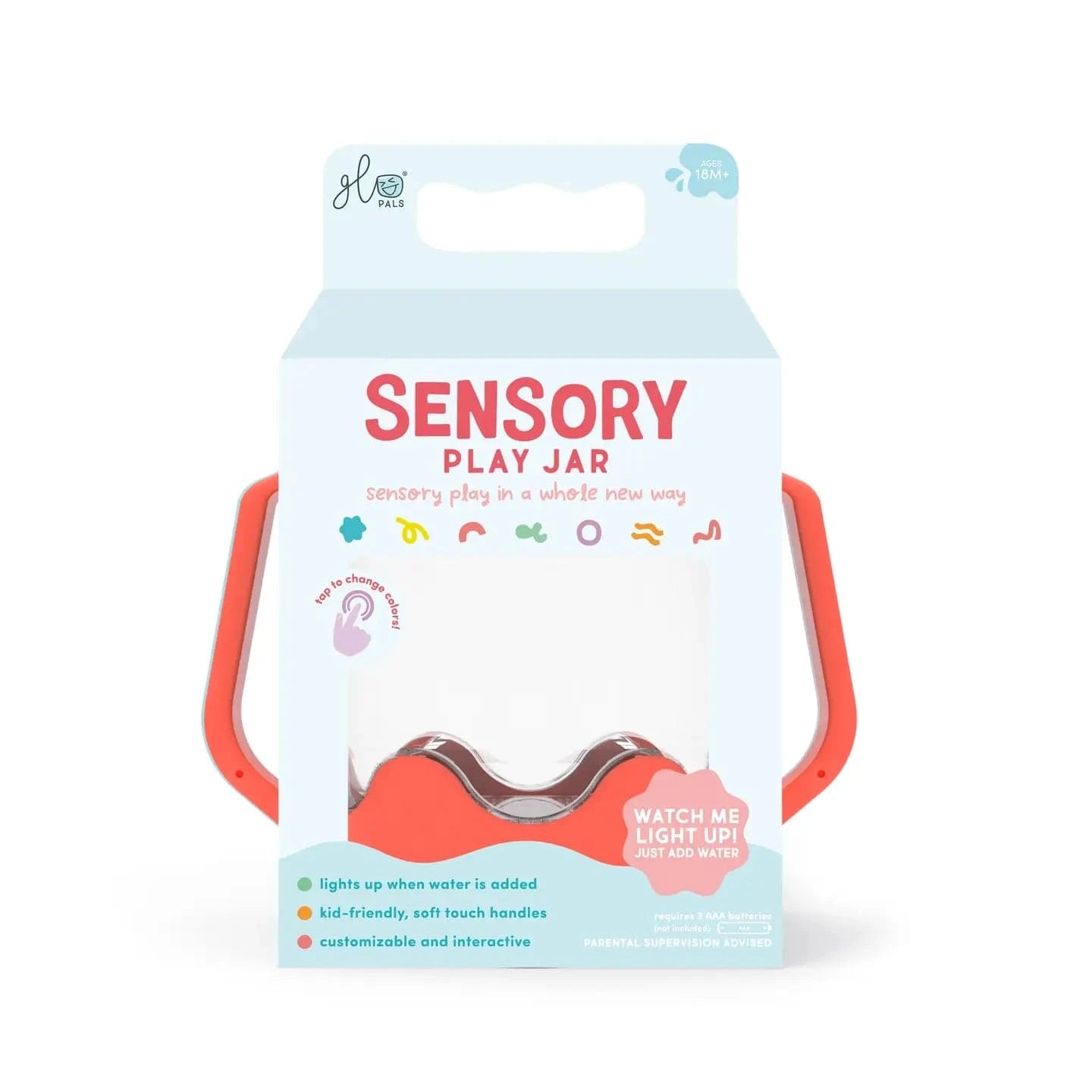 Coral Sensory Play Jar Glo Pals Lil Tulips