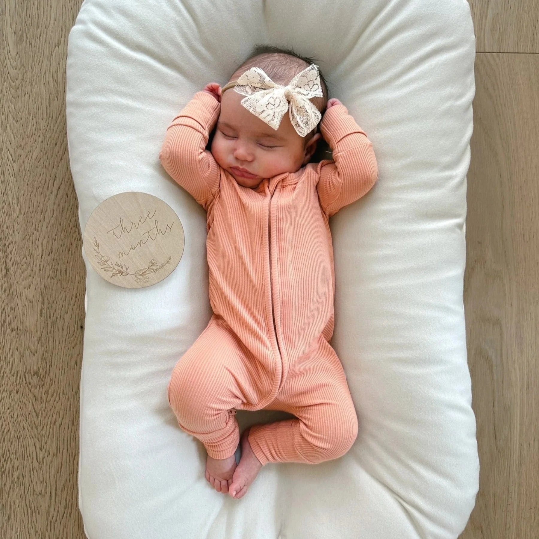 Coral Small Ribbed Zip Romper Brave Little Ones Lil Tulips