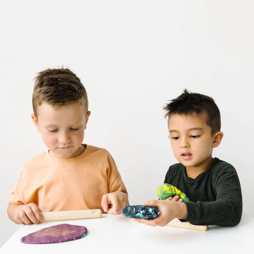 Cosmic Glitter Dough | Natural Play Dough Little Larch Lil Tulips