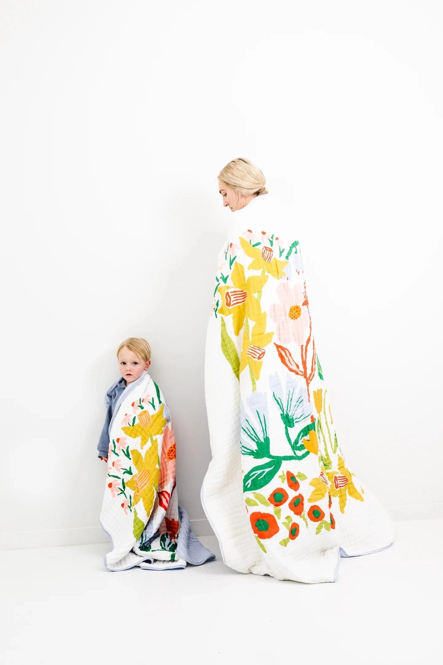 Cottage Garden Big and Little Blanket Bundle Clementine Kids Bundles Lil Tulips