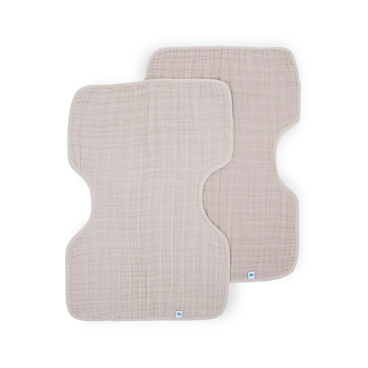 Cotton Muslin Burp Cloth 2 Pack - Porpoise Little Unicorn Lil Tulips