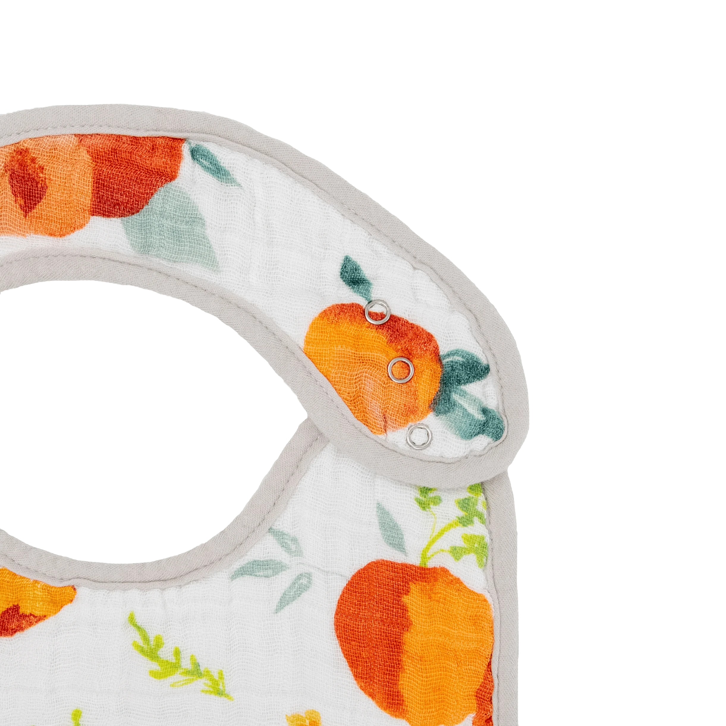 Cotton Muslin Classic Bib 3 Pack - Georgia Peach Little Unicorn Lil Tulips