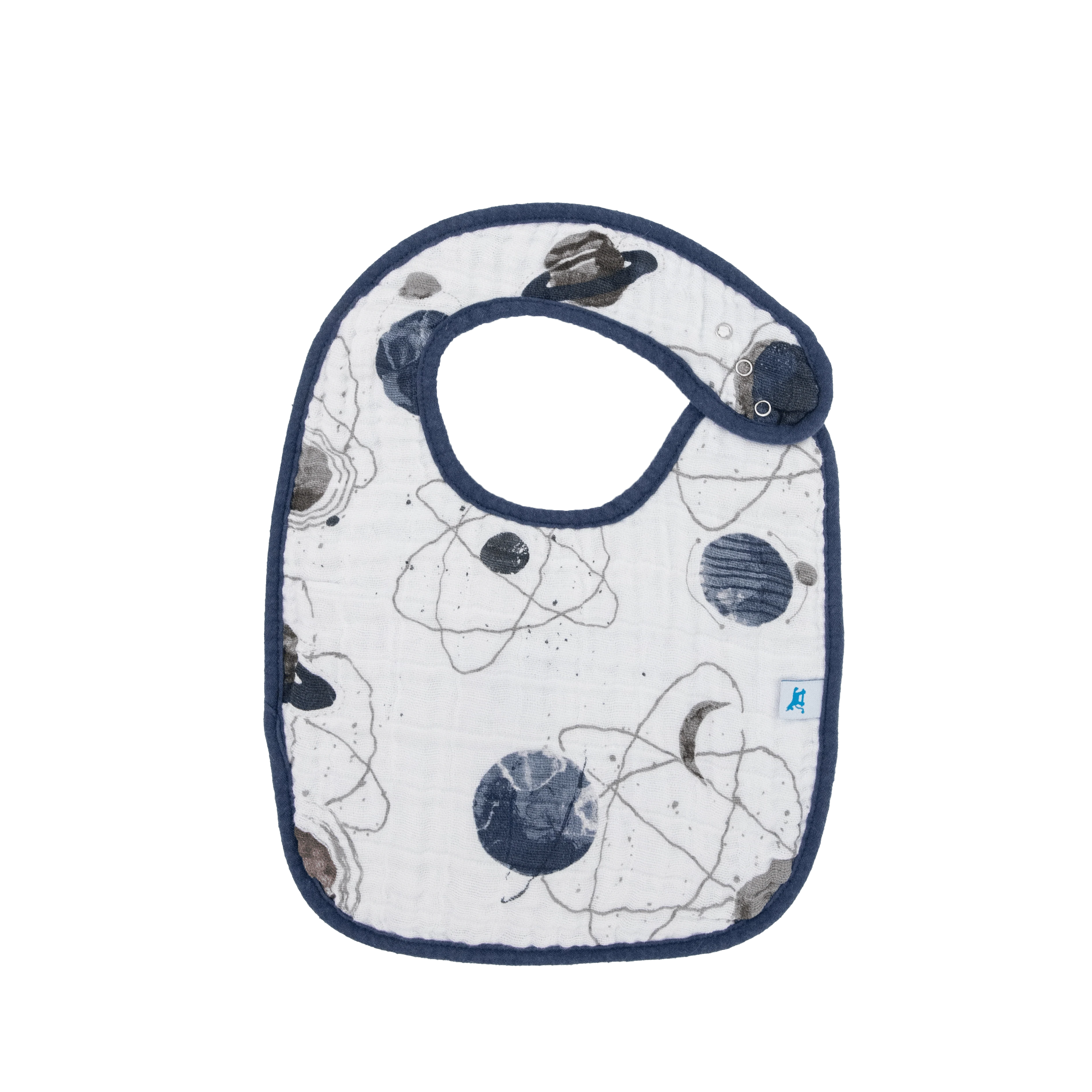 Cotton Muslin Classic Bib 3 Pack - Planetary 2 Little Unicorn Lil Tulips