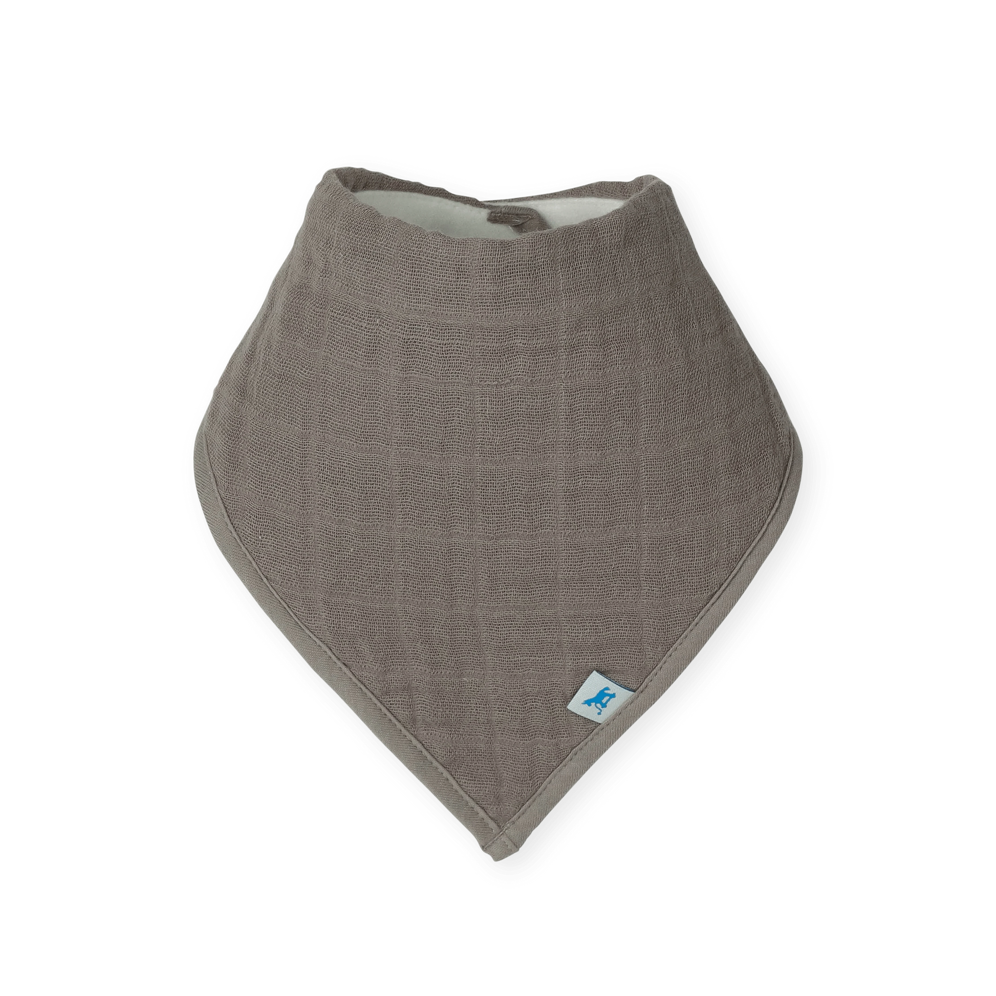 Cotton Muslin + Fleece Bandana Bib 4 Pack - Adobe Checker Little Unicorn Lil Tulips