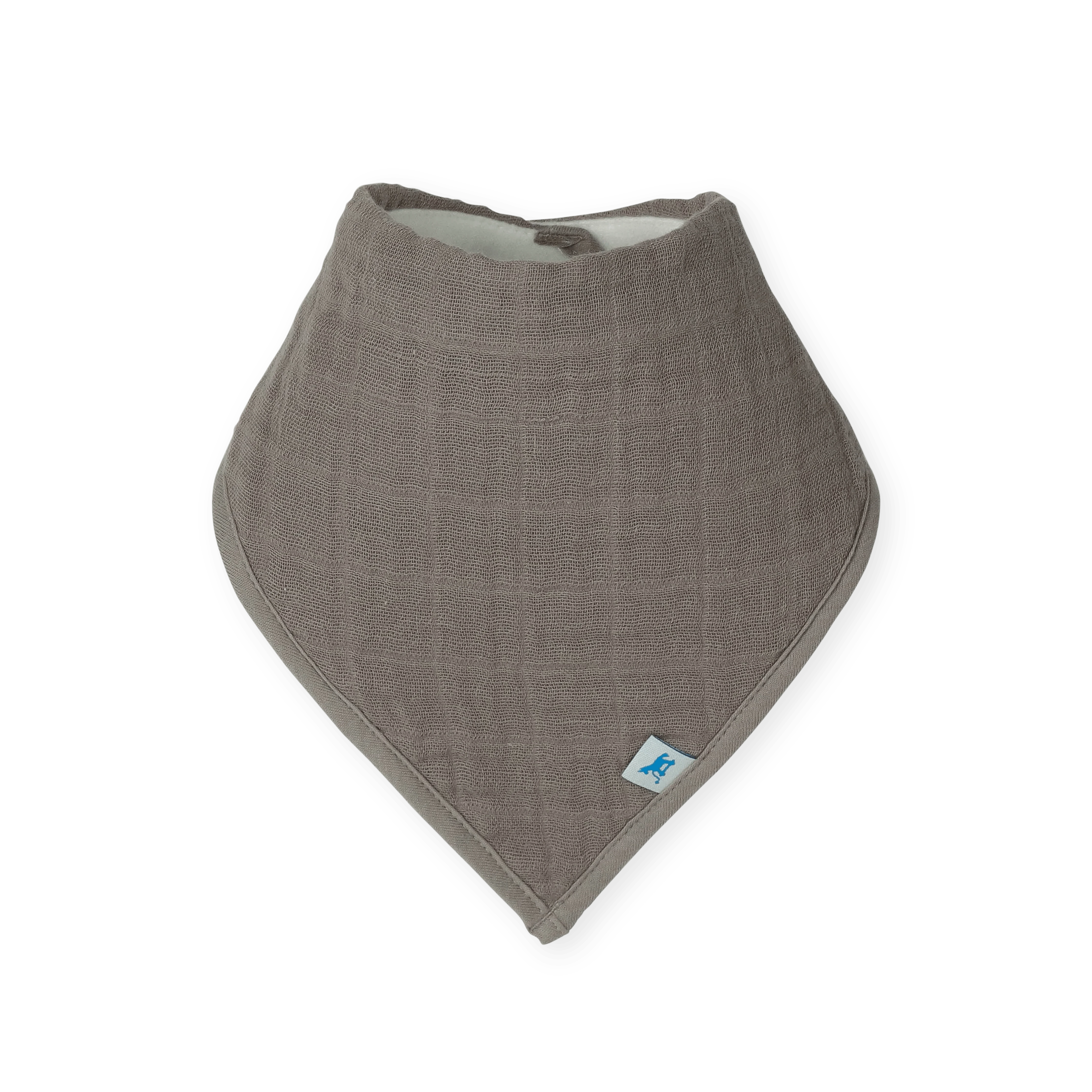 Cotton Muslin + Fleece Bandana Bib 4 Pack - Adobe Checker Little Unicorn Lil Tulips