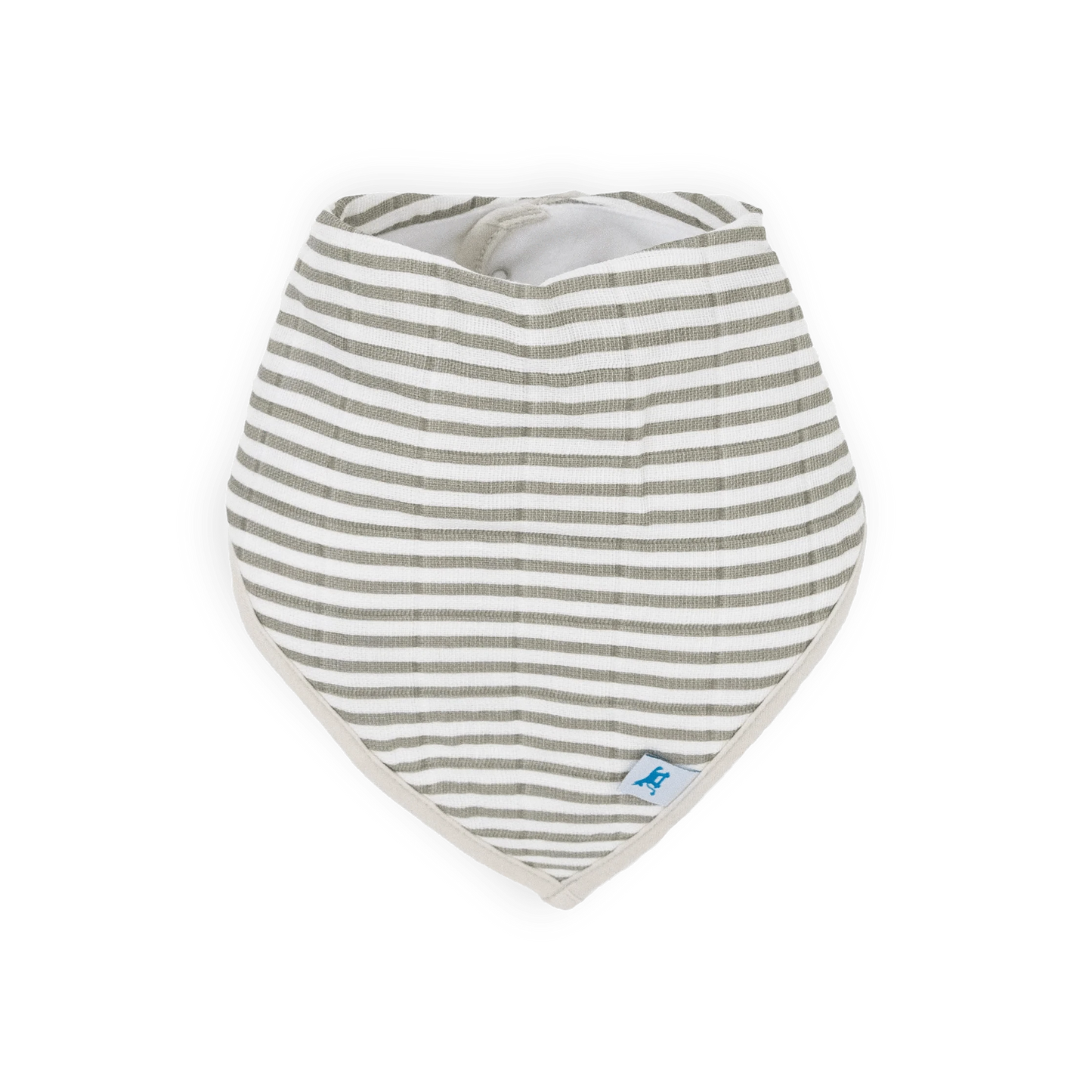 Cotton Muslin + Fleece Bandana Bib 4 Pack - Dino Friends Little Unicorn Lil Tulips