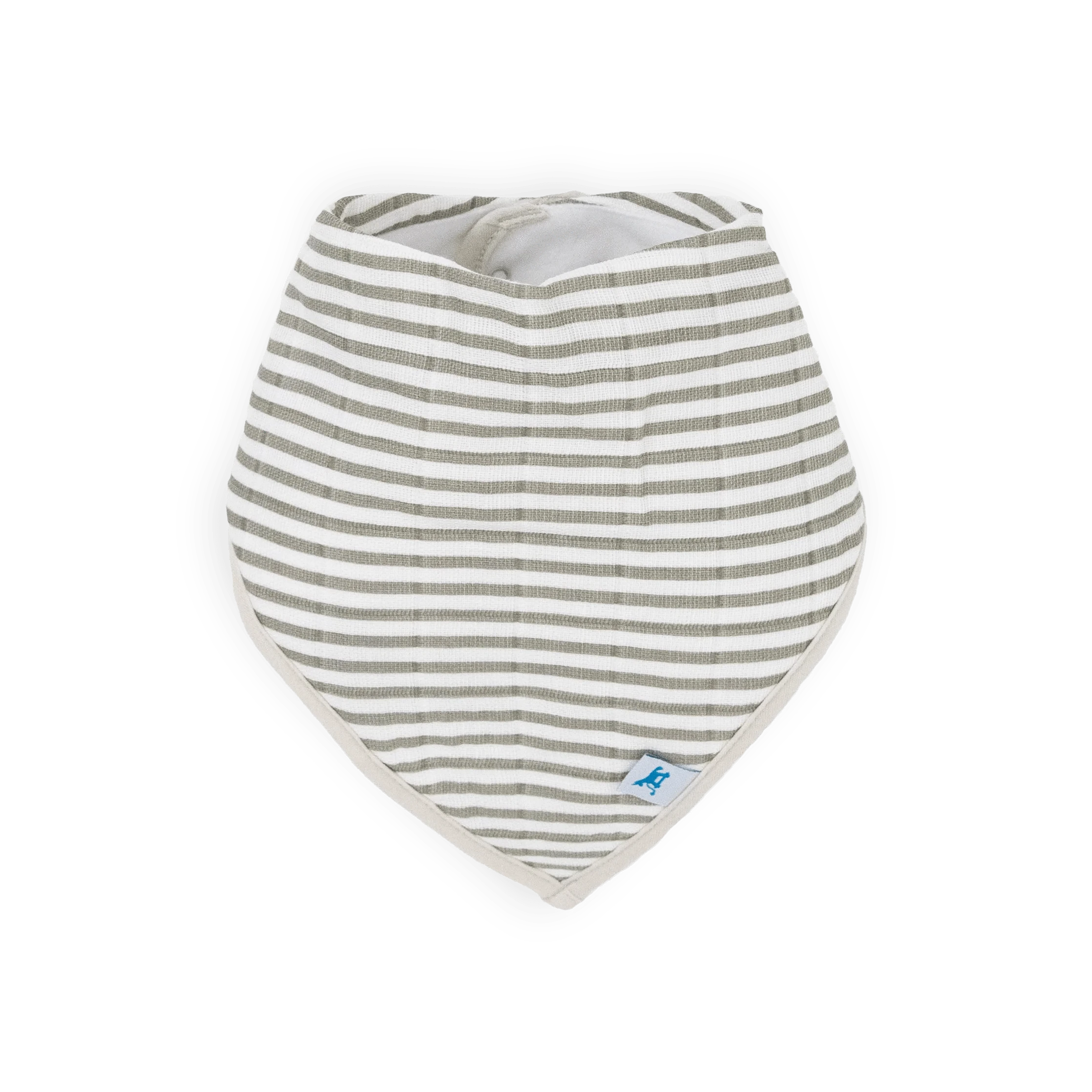 Cotton Muslin + Fleece Bandana Bib 4 Pack - Wallflower Little Unicorn Lil Tulips