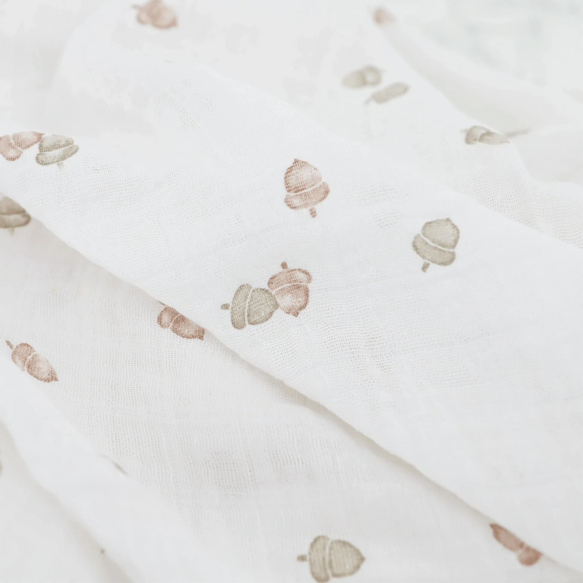 Cotton Muslin Swaddle Blanket - Acorns Little Unicorn Lil Tulips
