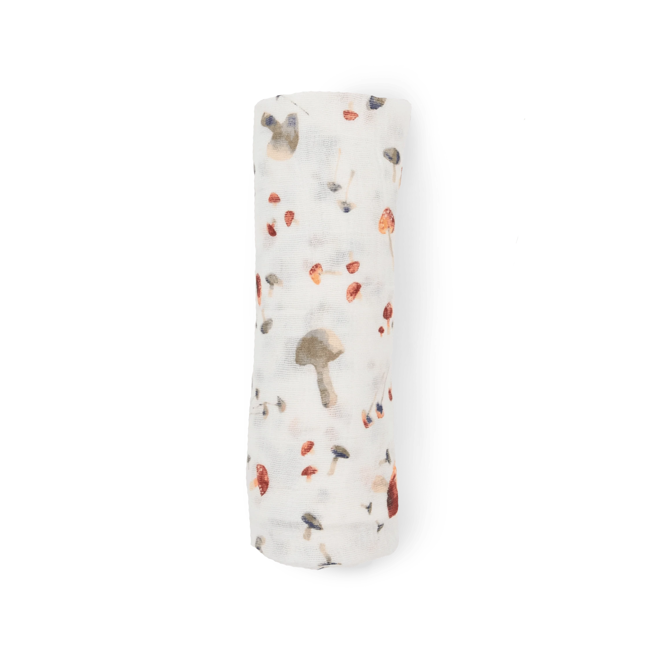 Cotton Muslin Swaddle Blanket - Mushrooms Little Unicorn Lil Tulips