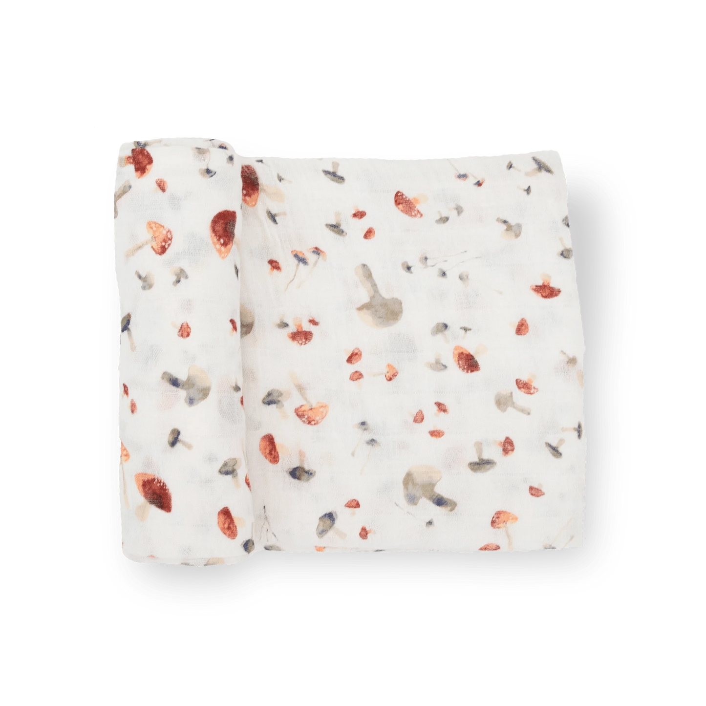Cotton Muslin Swaddle Blanket - Mushrooms Little Unicorn Lil Tulips