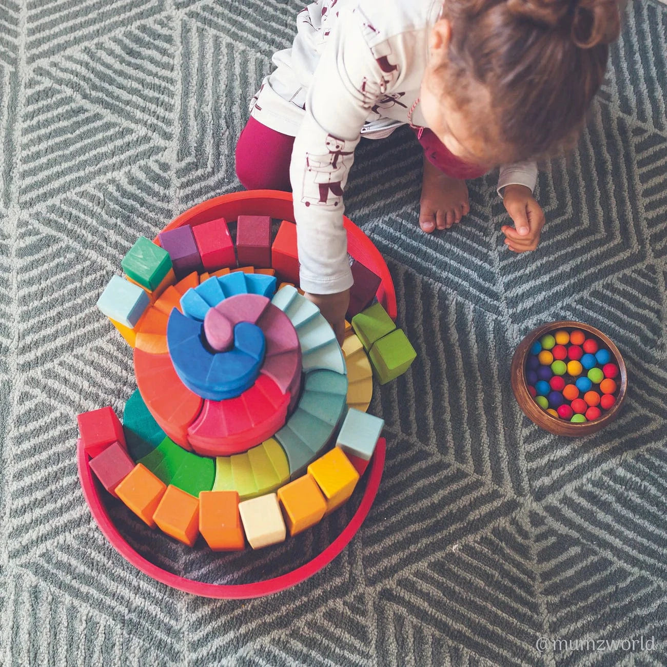 Counterrotating Stepped Spiral Grimm's Lil Tulips