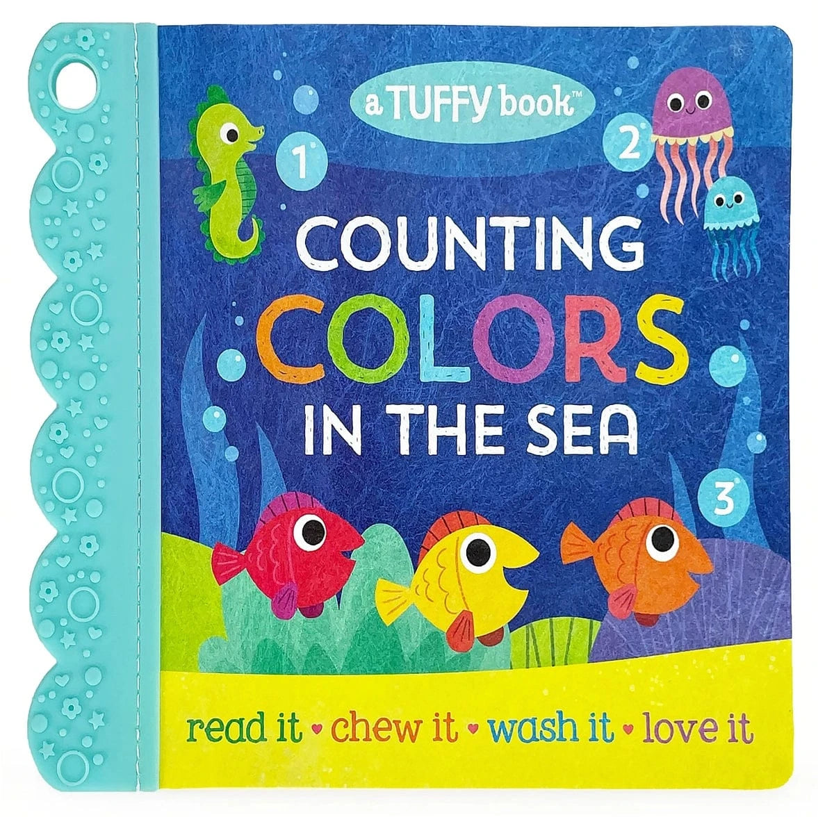 Counting Colors in the Sea Tuffy Teether Book Cottage Door Press Books Lil Tulips