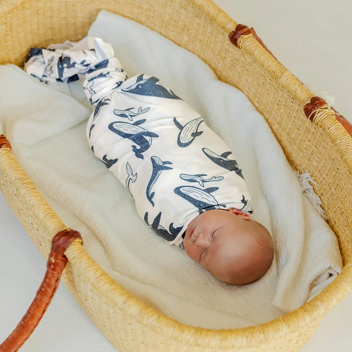 Cove Knit Swaddle Blanket Copper Pearl Lil Tulips