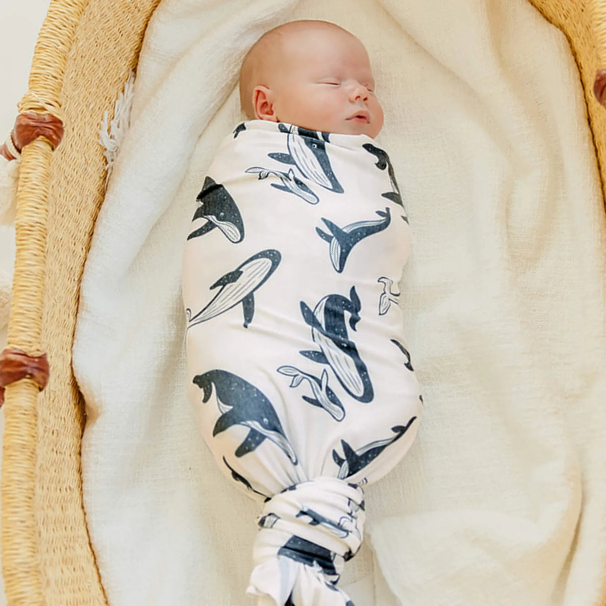 Cove Knit Swaddle Blanket Copper Pearl Lil Tulips