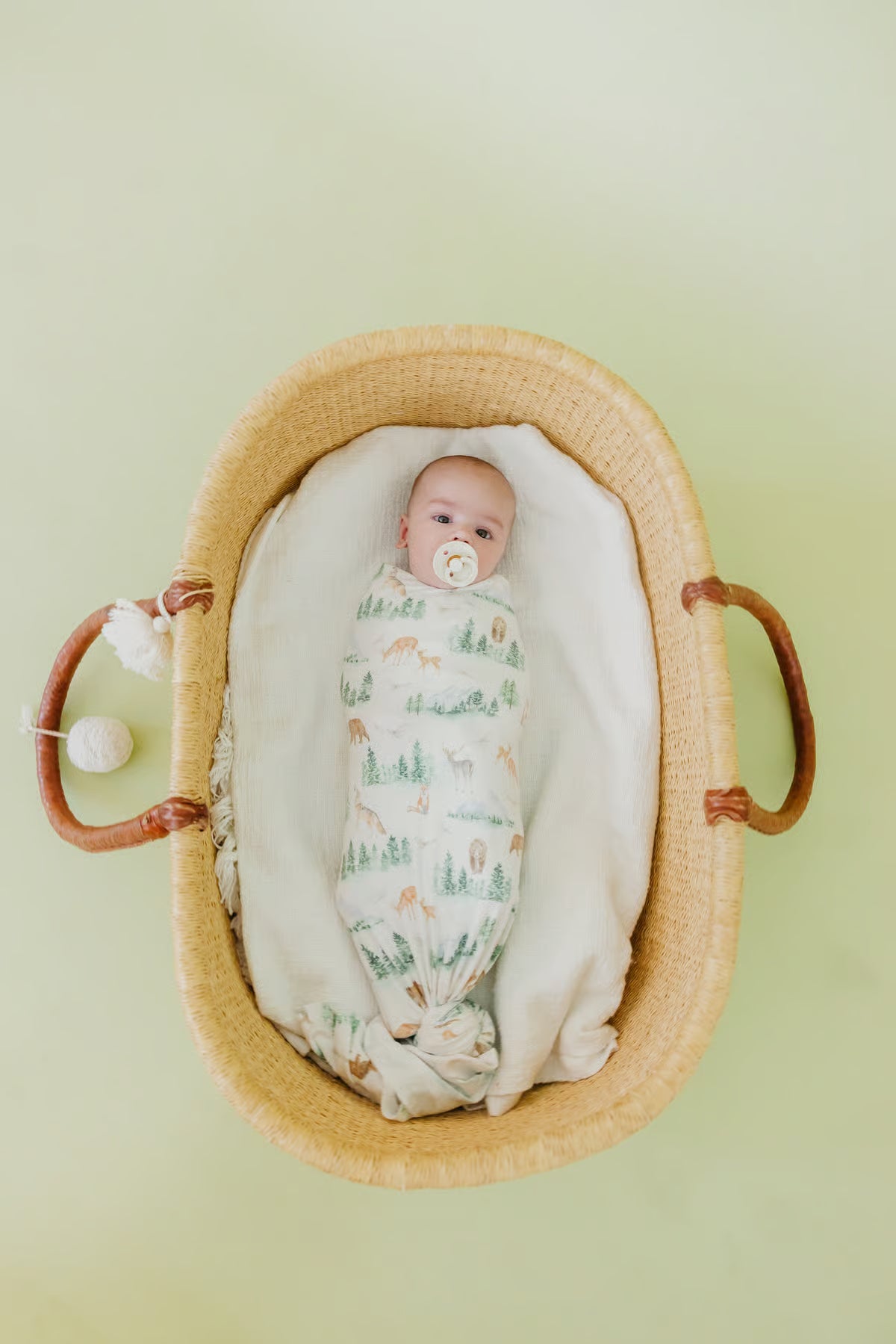 Grayson Knit Swaddle Blanket Copper Pearl Lil Tulips