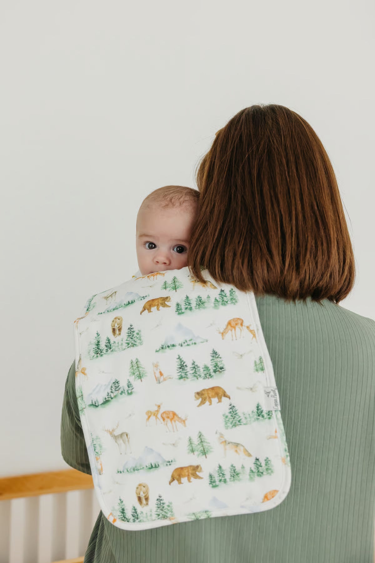 Grayson Burp Cloth Set Copper Pearl Lil Tulips