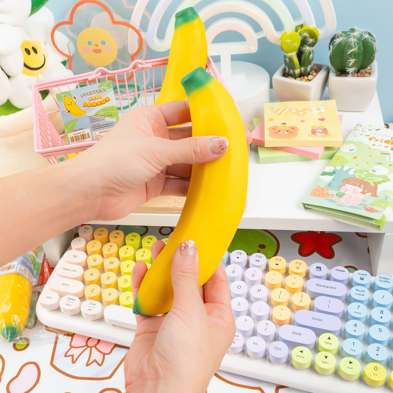 Crazy Banana Sensory Sand Toy Kawaii Slime Company Lil Tulips