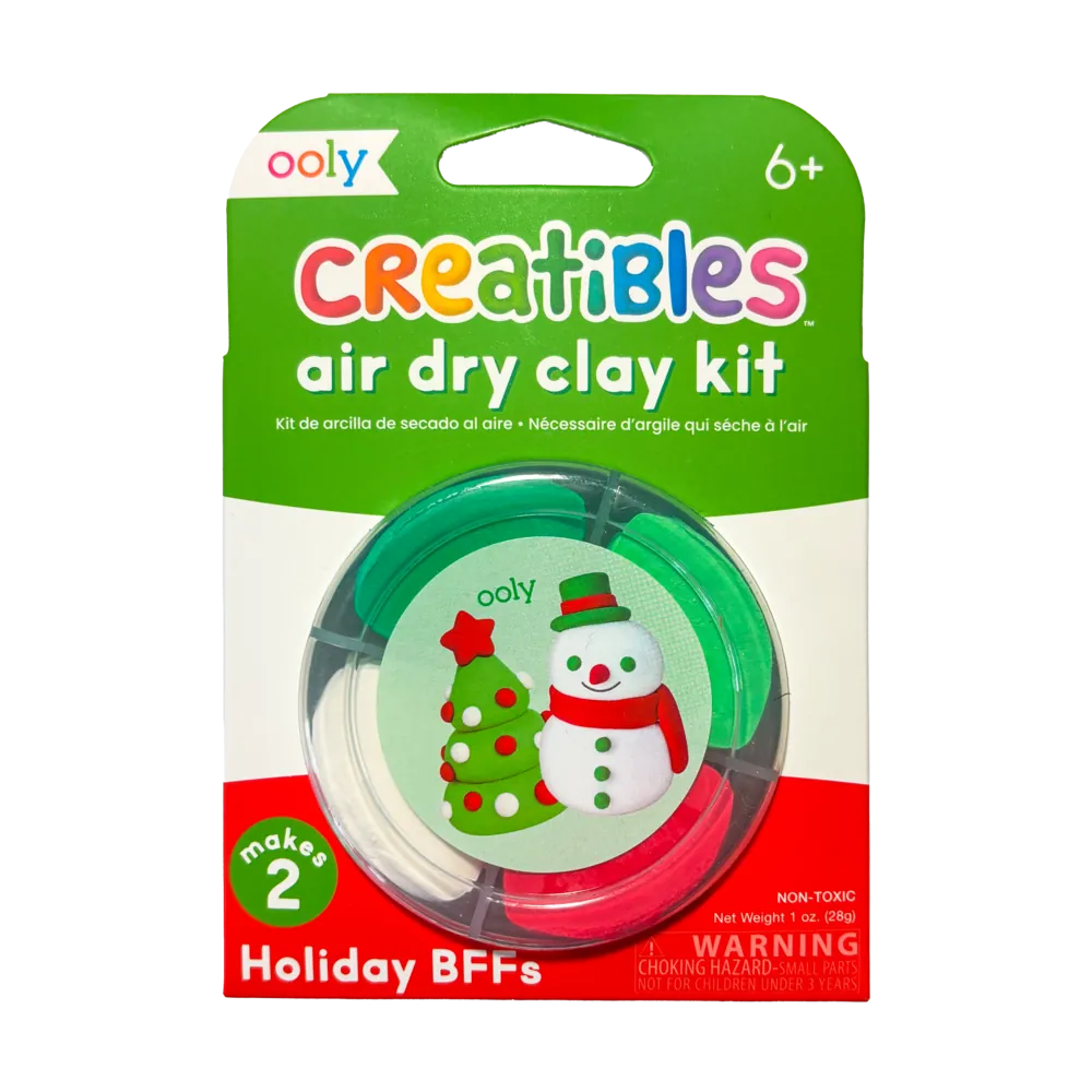 Creatibles Air Dry Clay Kit - Holiday Bffs OOLY Lil Tulips