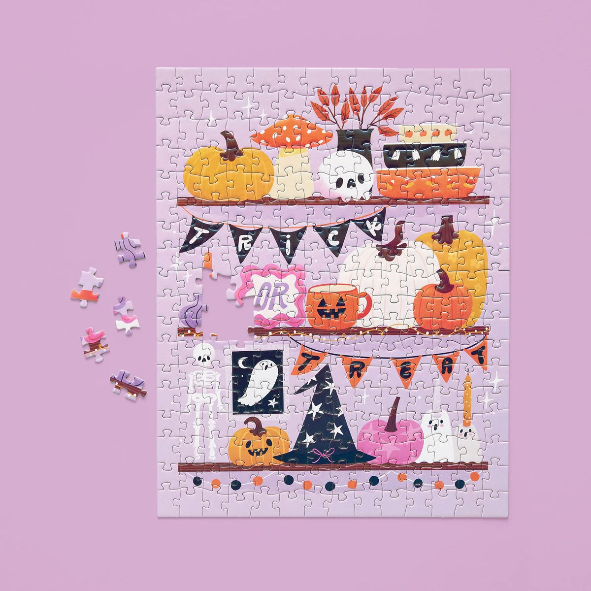Creep It Real 250 Piece Puzzle Set of 3 Halloween Gift WerkShoppe Lil Tulips