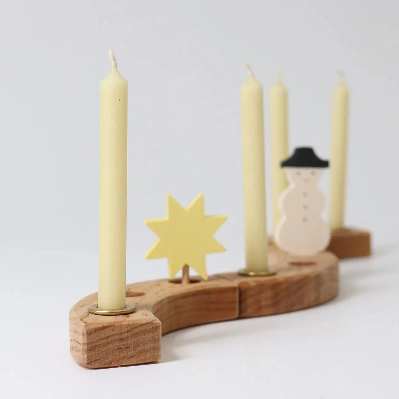 Creme Beeswax Candles (100%) - 12 pc. Grimm's Lil Tulips