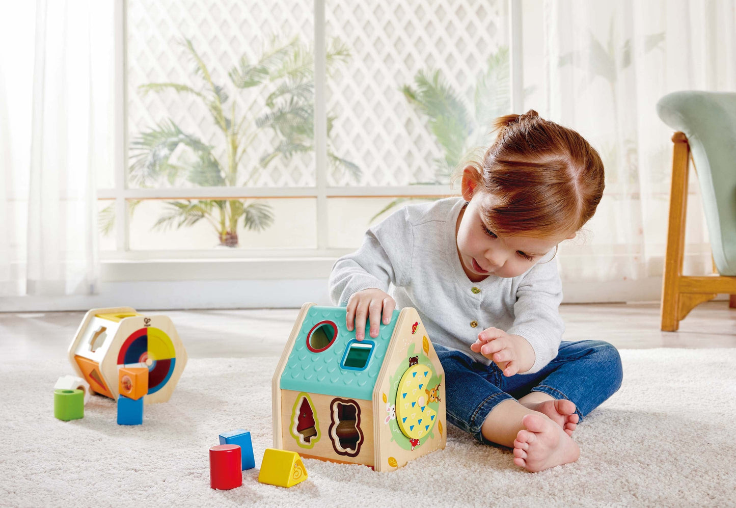 Critter House Shape Sorter Hape Lil Tulips