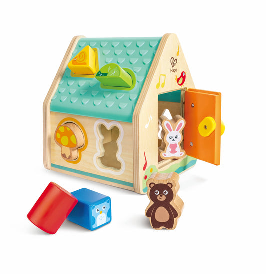 Critter House Shape Sorter Hape Lil Tulips