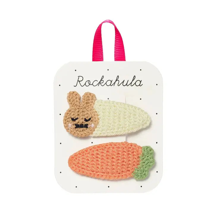 Crochet Bunny Hair Clips Rockahula Kids Lil Tulips