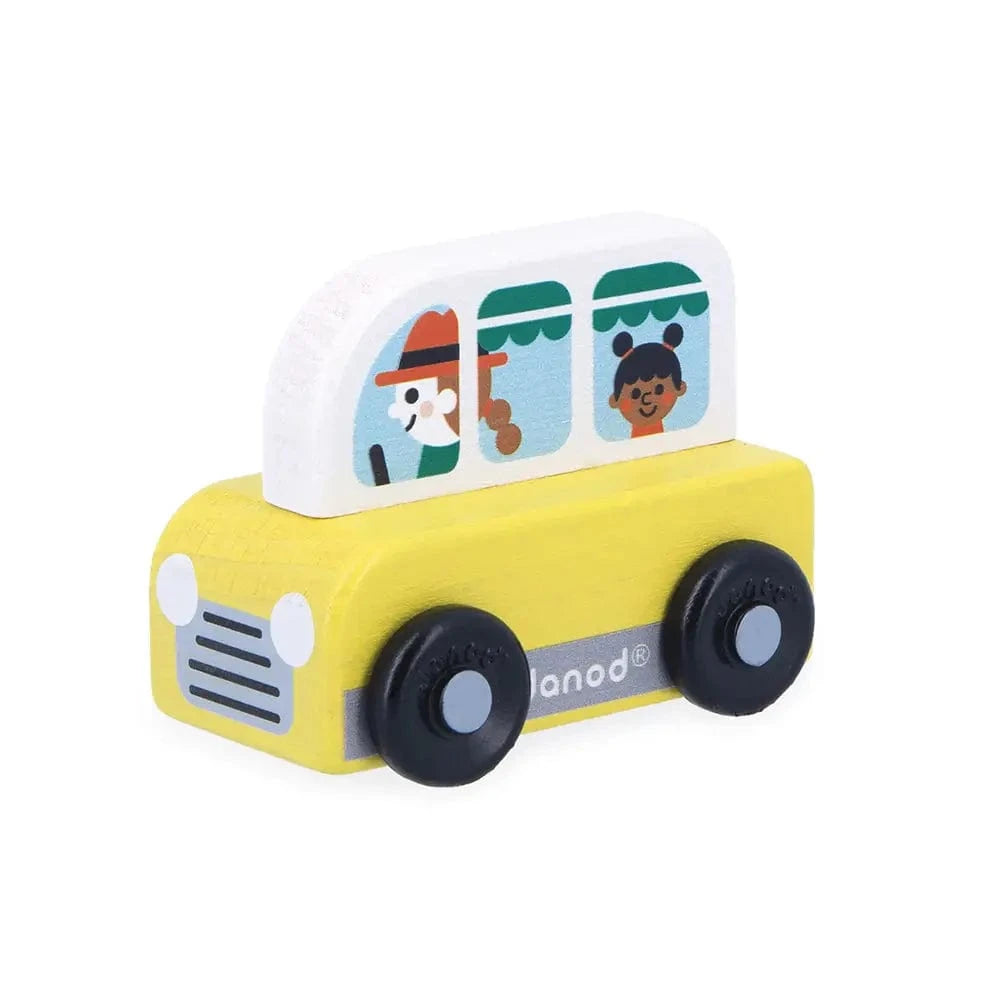 Crossroads City - Bus Janod Baby Toys & Activity Equipment Lil Tulips