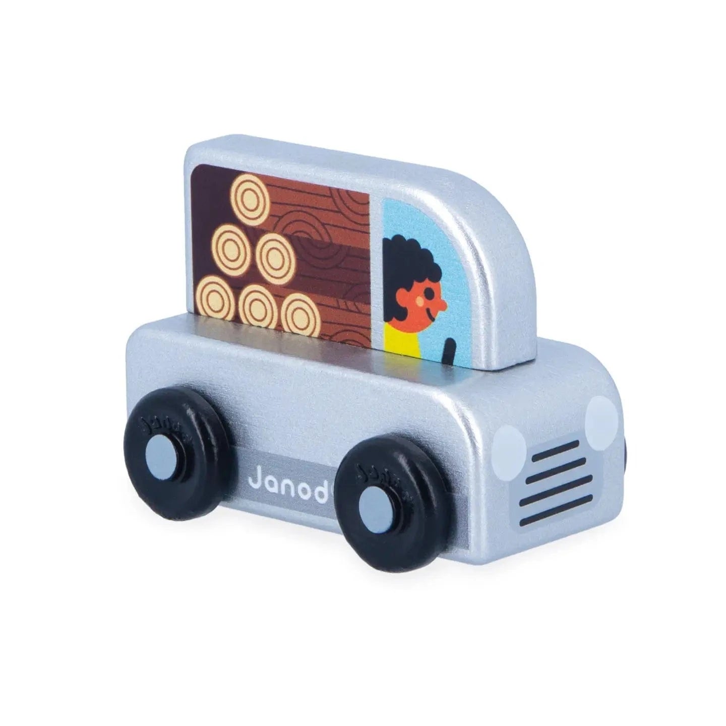 Crossroads City - Logging Truck Janod Baby Toys & Activity Equipment Lil Tulips