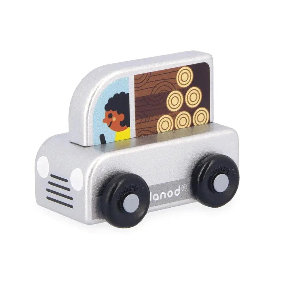 Crossroads City - Logging Truck Janod Baby Toys & Activity Equipment Lil Tulips