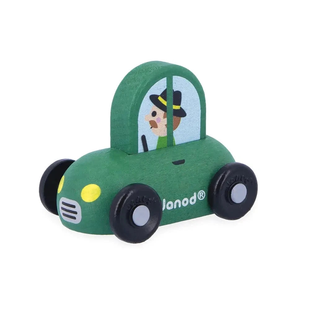 Crossroads Countryside - Dark Green Sports Car Janod Baby Toys & Activity Equipment Lil Tulips