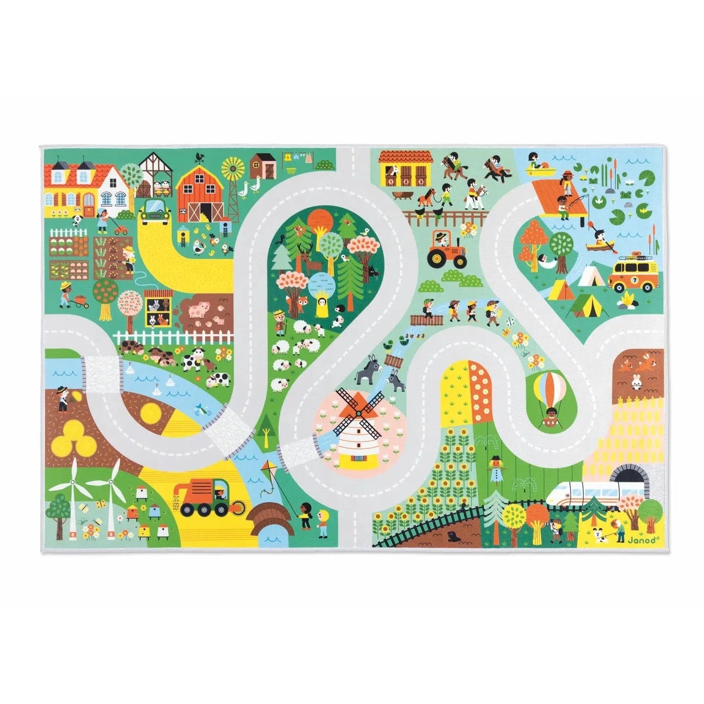 Crossroads Countryside - Play Mat Janod Baby Toys & Activity Equipment Lil Tulips