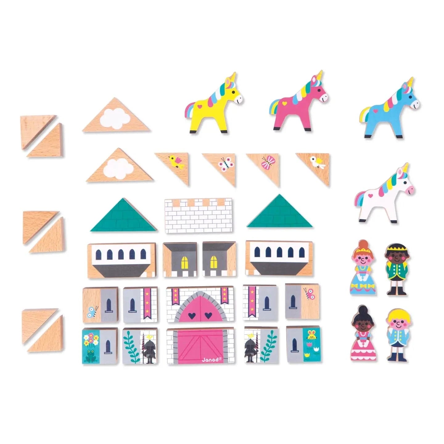 Crossroads Enchanted Kingdom - Building Blocks Janod Baby Toys & Activity Equipment Lil Tulips