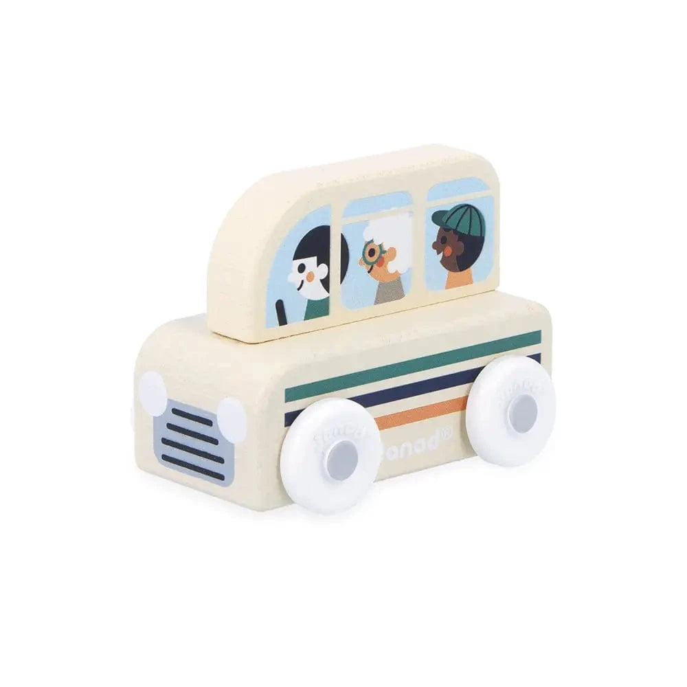 Crossroads White Valley - Bus Janod Baby Toys & Activity Equipment Lil Tulips